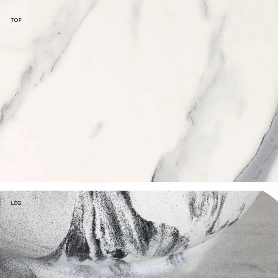 Mesa de comedor cuadrada, sobre de HPL - Siglo XIX por Slide Viadurini