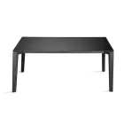 Mesa rectangular para ocho personas en MDF y madera ecológica, varios acabados - Enea Viadurini