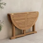 Mesa de jardín plegable en teca - Yggdrasil Viadurini