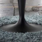 Mesa redonda, extensible y de diseño moderno - Borgia Viadurini