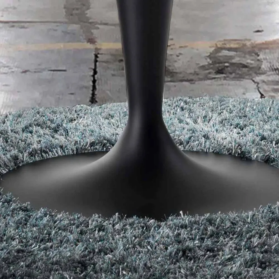 Mesa redonda, extensible y de diseño moderno - Borgia Viadurini