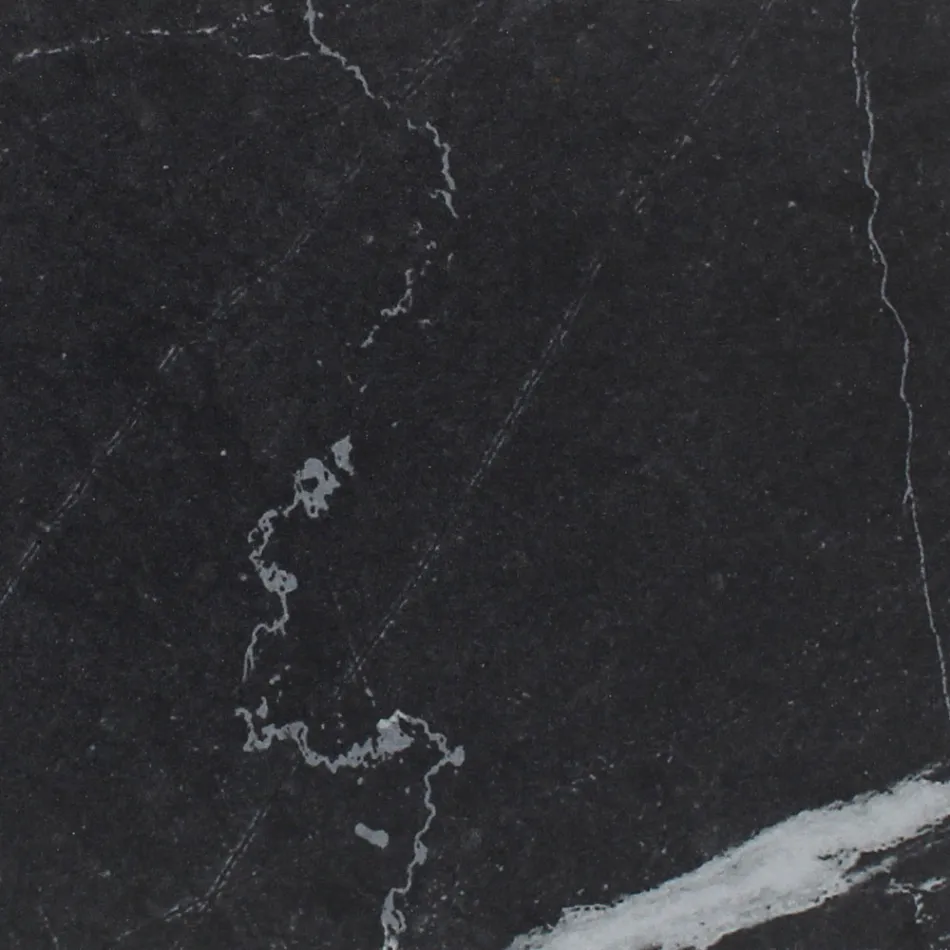 Mesa redonda de exterior de cerámica Marquinia negra Made in Italy - Pegaso Viadurini