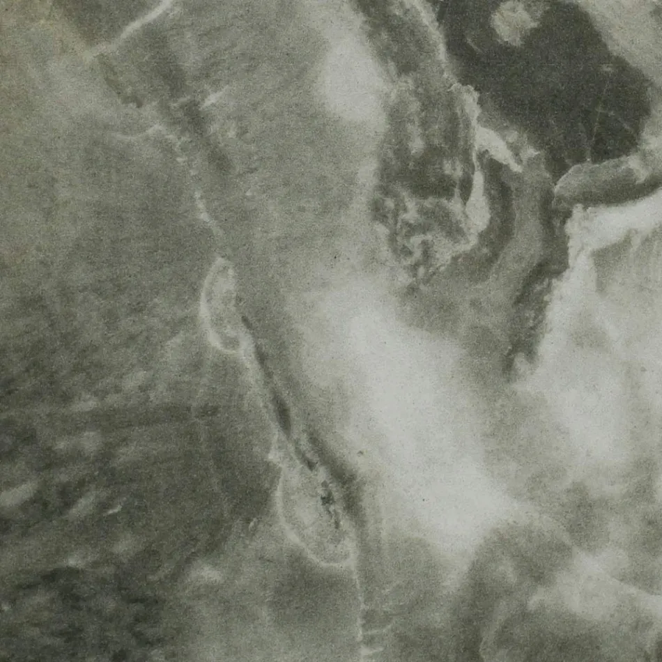 Mesa redonda de exterior en cerámica Orobico Luxe Made in Italy - Pegaso Viadurini