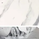 Mesa redonda de diseño clásico, Ø140 y tapa de HPL - Siglo XIX por Slide Viadurini