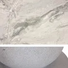 Mesa redonda de diseño clásico, Ø140 y tapa de HPL - Siglo XIX por Slide Viadurini