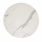 Mesa redonda de diseño clásico, Ø140 y tapa de HPL - Siglo XIX por Slide Viadurini