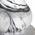 Mesa redonda de diseño clásico, Ø140 y tapa de HPL - Siglo XIX por Slide Viadurini