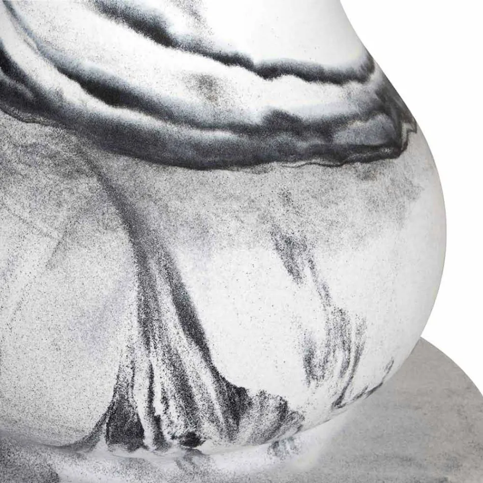 Mesa redonda de diseño clásico, Ø140 y tapa de HPL - Siglo XIX por Slide Viadurini