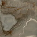 Mesa Redonda Fija de Cerámica y Acero Made in Italy - Tijeras Viadurini