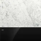 Mesa Redonda Moderna en Mármol de Carrara y Marquinia Made in Italy – Dollars Viadurini