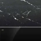 Mesa Redonda Moderna en Mármol de Carrara y Marquinia Made in Italy – Dollars Viadurini