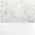 Mesa Redonda Moderna en Mármol de Carrara y Marquinia Made in Italy – Dollars Viadurini