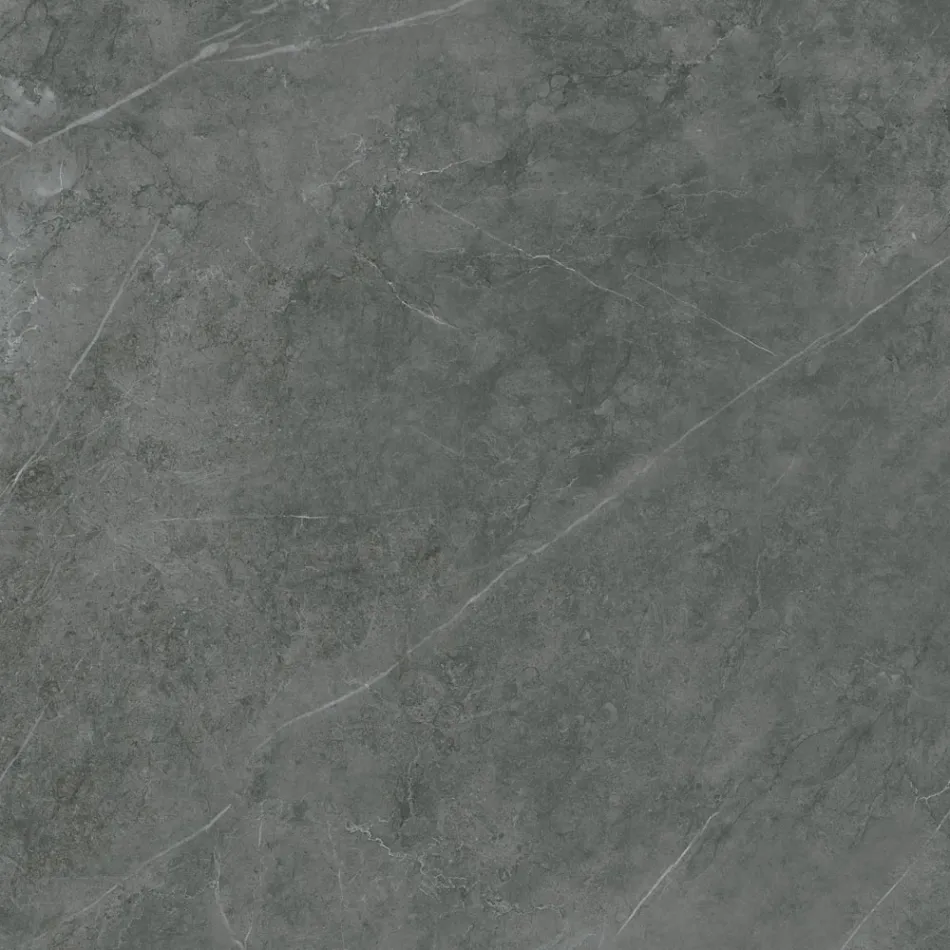 Tablero para mesa de comedor en cerámica mate y patas metálicas - Monacco Viadurini