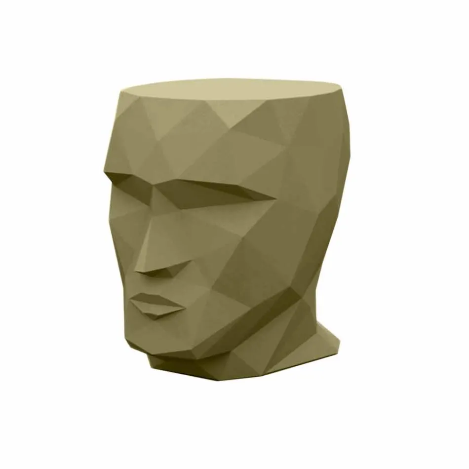 Mesa / taburete de exterior de diseño Adan by Vondom, en polietileno Viadurini