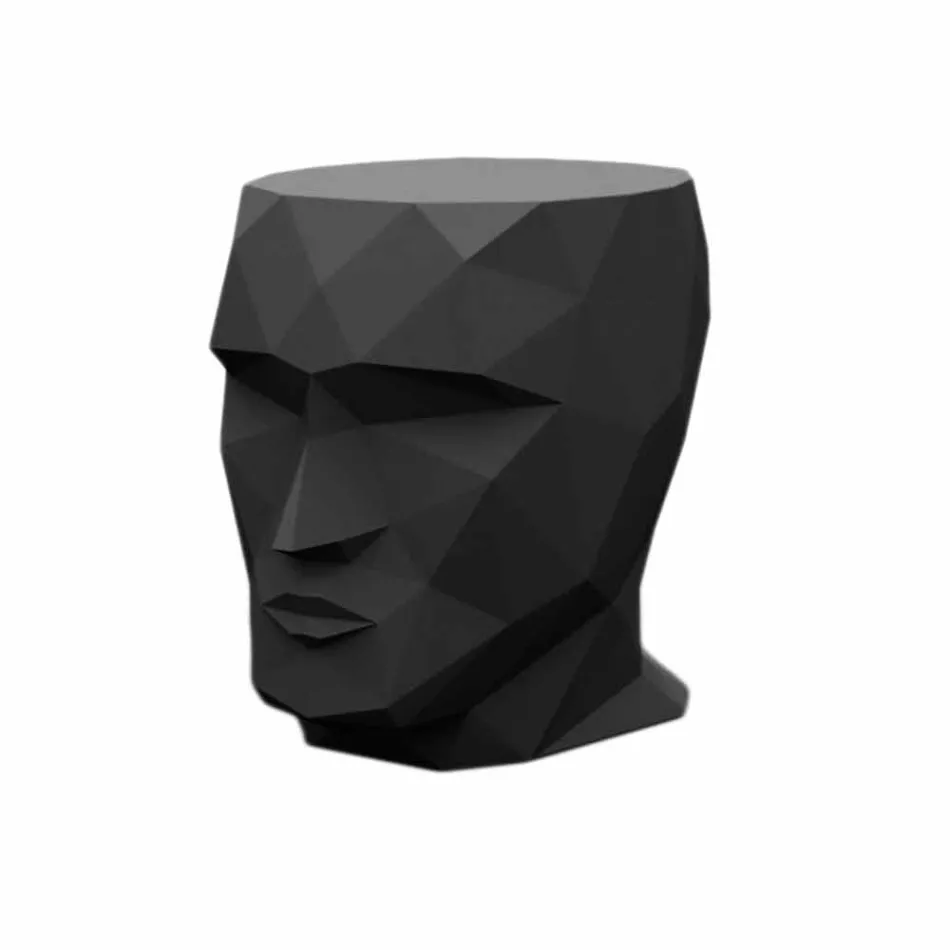 Mesa / taburete de exterior de diseño Adan by Vondom, en polietileno Viadurini