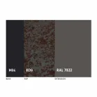 Mesa de comedor redonda extensible a 165 cm con tapa de cerámica - Pistolero Viadurini