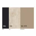 Mesa de comedor redonda extensible a 165 cm con tapa de cerámica - Pistolero Viadurini