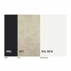 Mesa de comedor redonda extensible a 165 cm con tapa de cerámica - Pistolero Viadurini