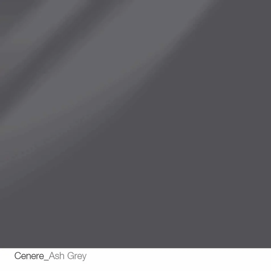 Mesa redonda de diseño d.120 con tapa de cristal fabricada en Italia Cristal Viadurini