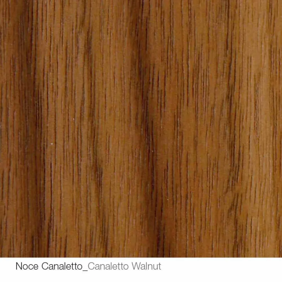 Mesa redonda de diseño d.120 con tapa de cristal fabricada en Italia Cristal Viadurini