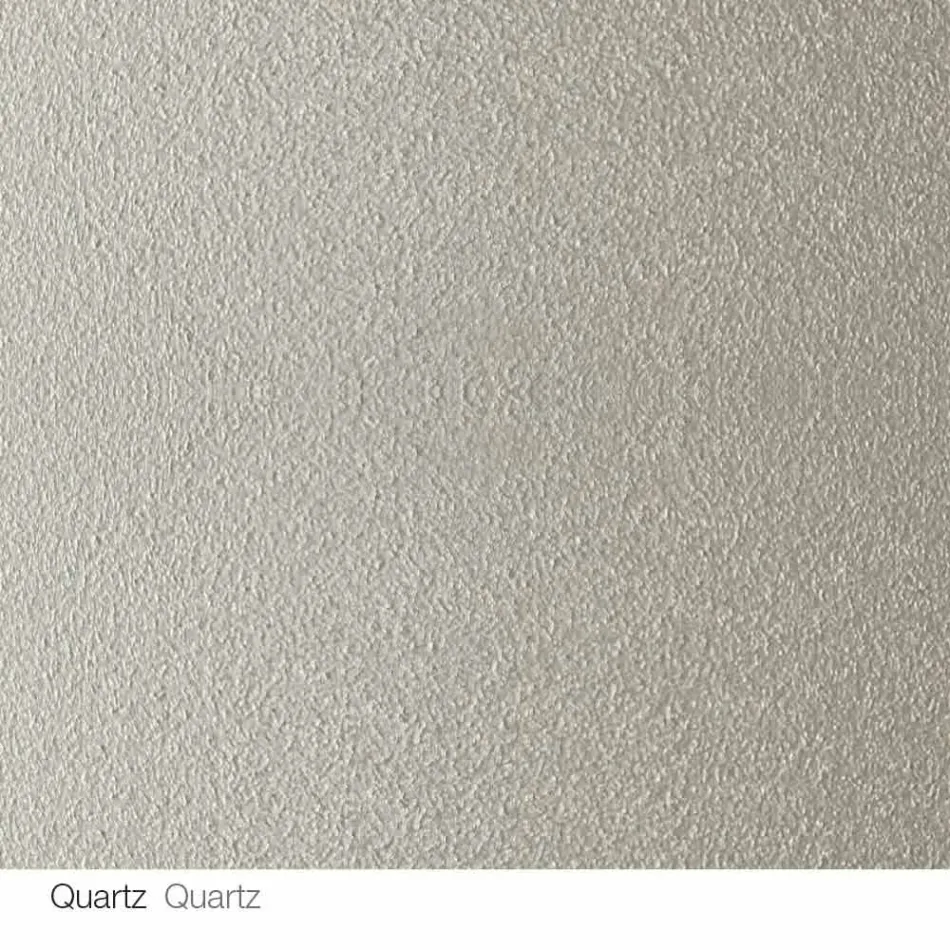 Mesa redonda de diseño d.120 con tapa de cristal fabricada en Italia Cristal Viadurini