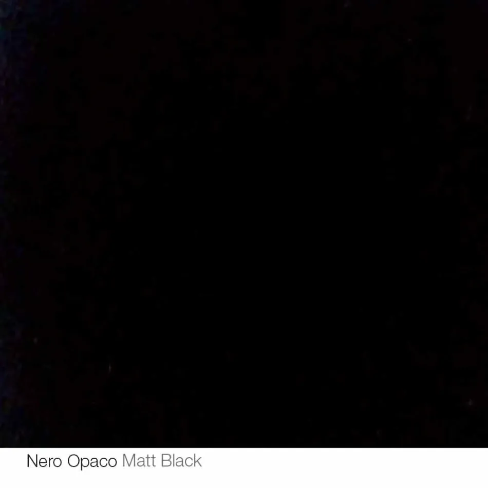 Mesa redonda de diseño d.160 con tapa de cristal fabricada en Italia Cristal Viadurini