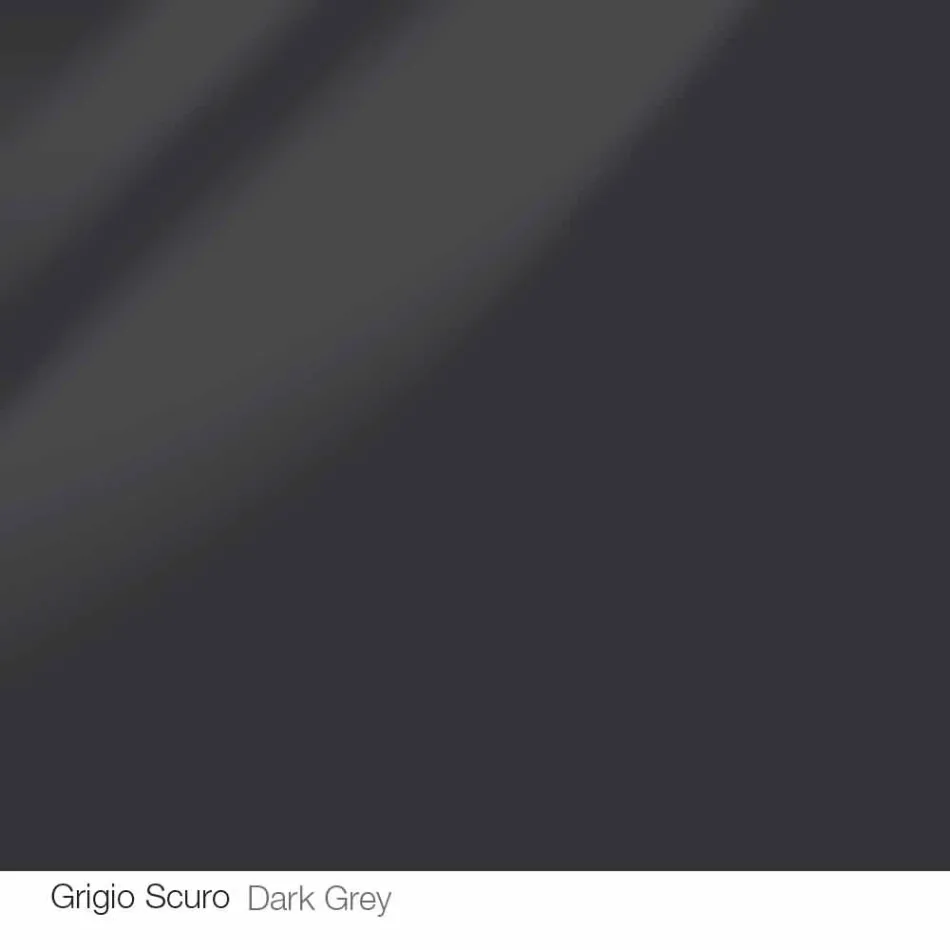 Mesa redonda de diseño d.160 con tapa de cristal fabricada en Italia Cristal Viadurini