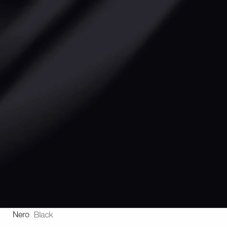 Mesa redonda de diseño d.160 con tapa de cristal fabricada en Italia Cristal Viadurini