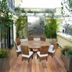 Mesa redonda en teca y madera maciza Real Table Viadurini