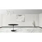 Mesa Tulip Saarinen H 73 Extensible en Laminado Líquido Negro Made in Italy - Escarlata Viadurini