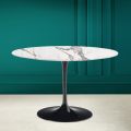 Mesa Tulip Saarinen H 73 Redonda Cerámica Invisible Select Made in Italy - Scarlet
