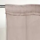 Cortina de lino claro con organza y bordado gótico en el Centro de Lujo - Marinella Viadurini