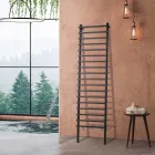 Radiador hidráulico de acero al carbono negro fabricado en Italia - Raggio Viadurini