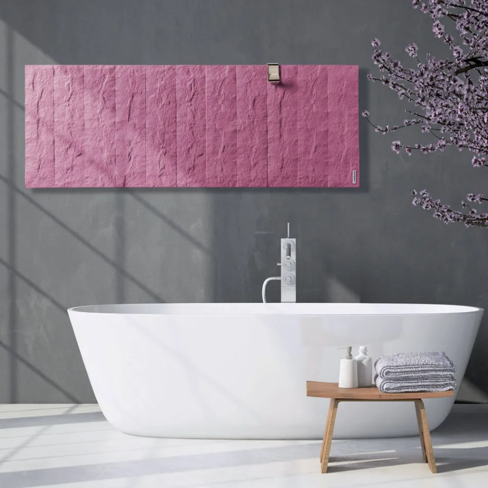 Radiador decorativo con sistema hidráulico en polvo de mármol italiano - Terraa Viadurini