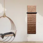 Radiador con sistema hidráulico en polvo de mármol italiano - Terraa Viadurini