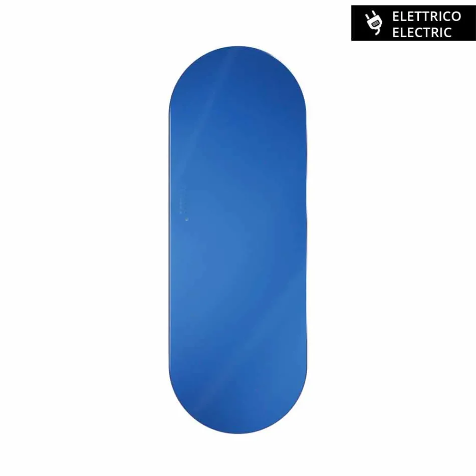 TERMOARREDO diseño eléctrico Brian vidrio templado, fabricado en Italia Viadurini