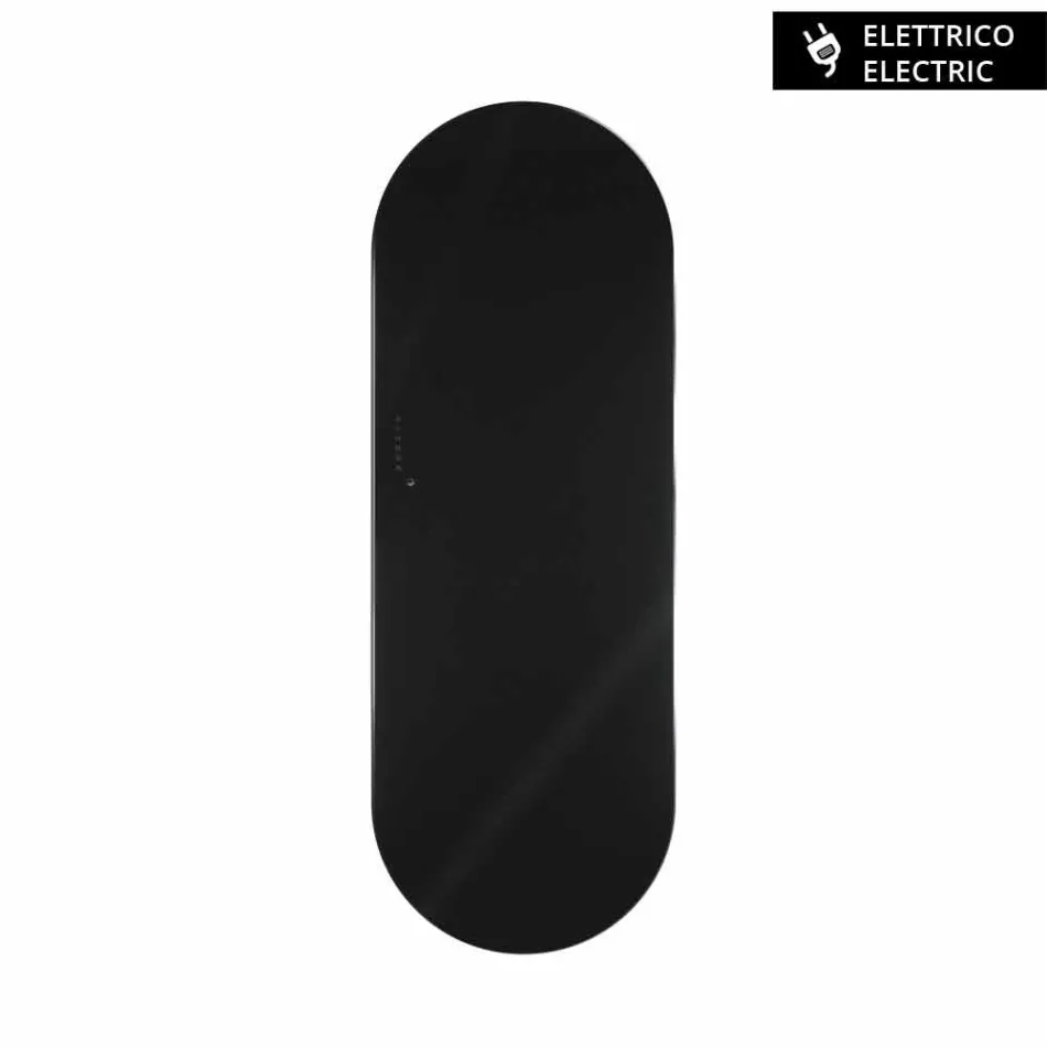 TERMOARREDO diseño eléctrico Brian vidrio templado, fabricado en Italia Viadurini