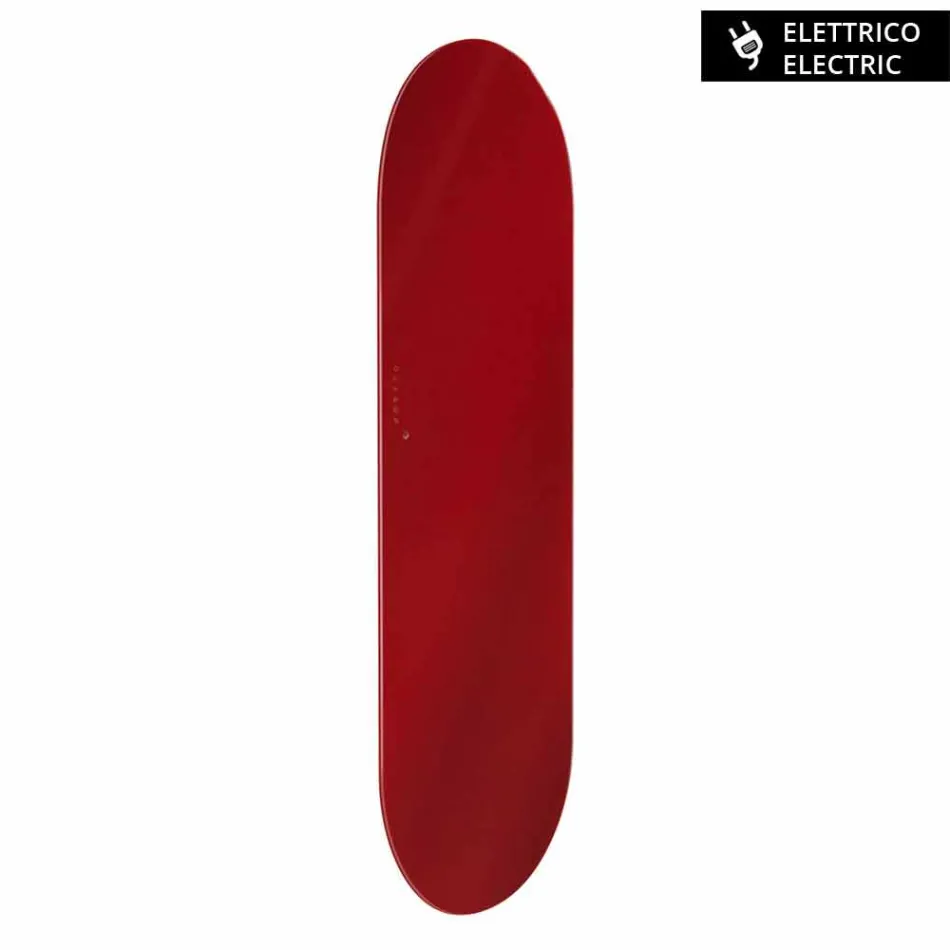 TERMOARREDO diseño eléctrico Brian vidrio templado, fabricado en Italia Viadurini