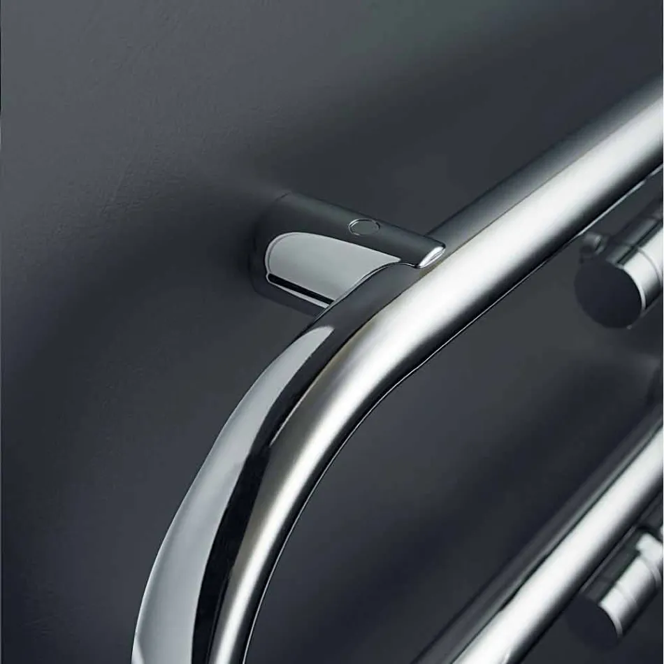 TERMOARREDO diseño básico eléctrico con acabado cromado Scirocco H Viadurini