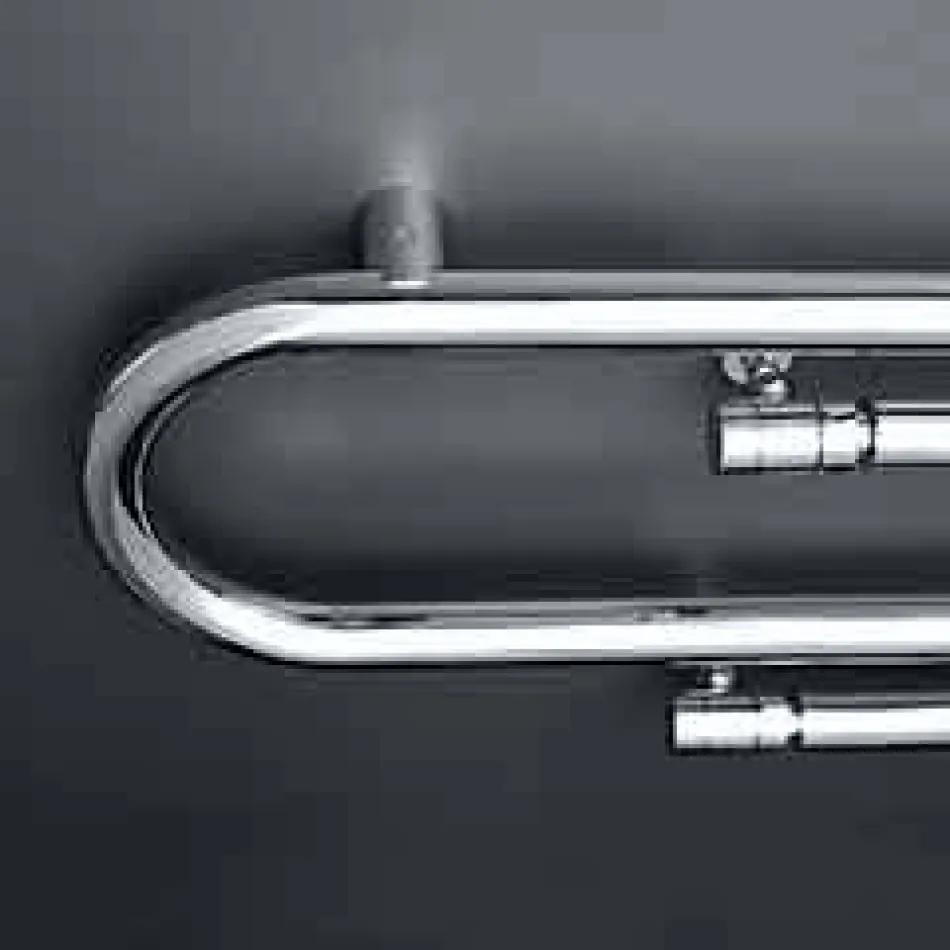 TERMOARREDO diseño básico eléctrico con acabado cromado Scirocco H Viadurini