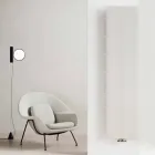 Radiador de pared hidráulico de diseño vertical en acero 900 W - 1000 líneas Viadurini