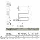 Radiador eléctrico cromado de diseño moderno modelo Snake Scirocco H Viadurini