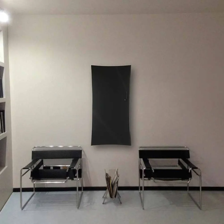 montado en la pared radiadores eléctricos de vidrio templado Barry Viadurini