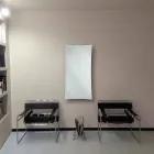 montado en la pared radiadores eléctricos de vidrio templado Barry Viadurini