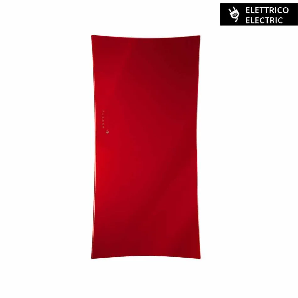 montado en la pared radiadores eléctricos de vidrio templado Barry Viadurini