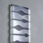 Radiador Eléctrico de Diseño para Salón o Baño con Led 1000 W - Brillo Viadurini