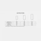 Diseño eléctrico TERMOARREDO espejo 1500watt Jonny Viadurini