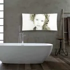 radiador de diseño eléctrico con vidrio templado fotos Barry Viadurini