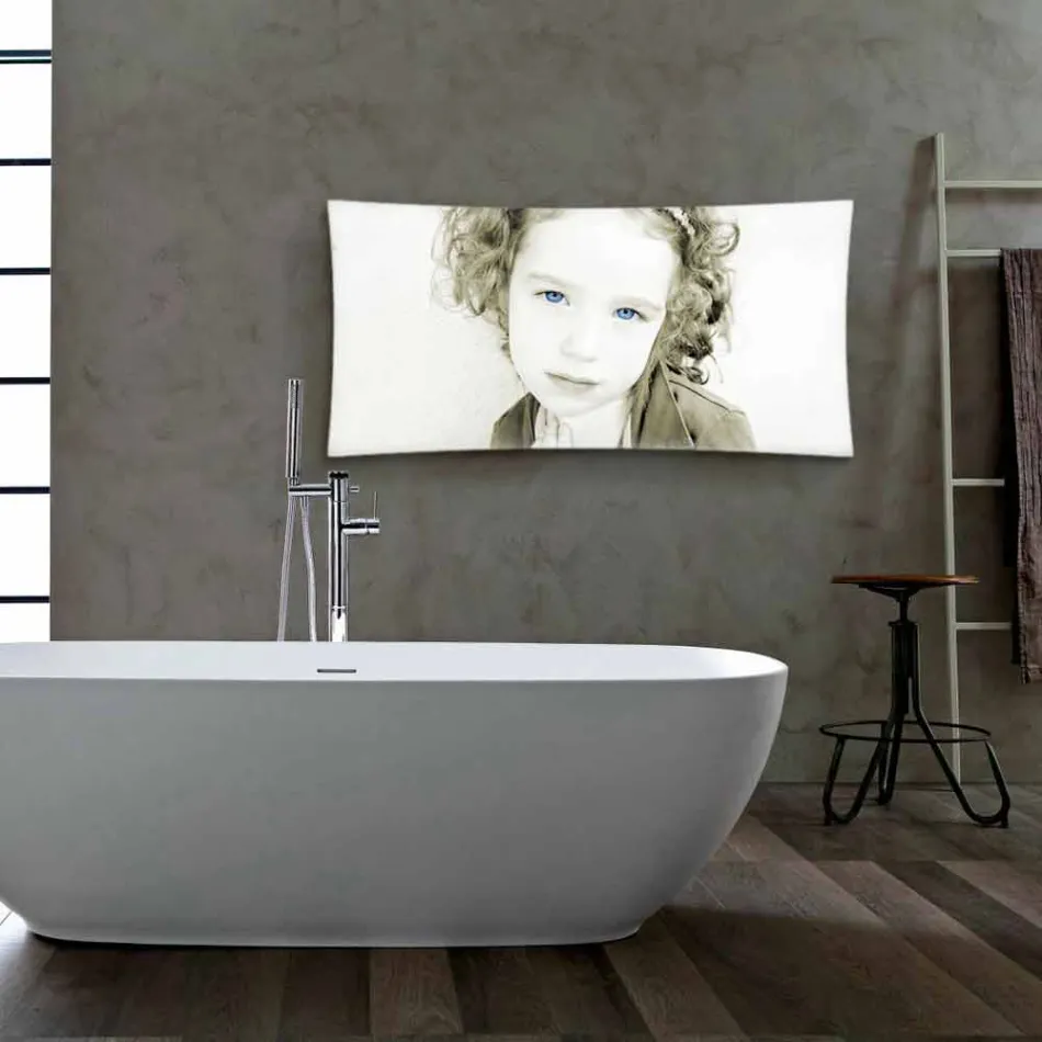 radiador de diseño eléctrico con vidrio templado fotos Barry Viadurini