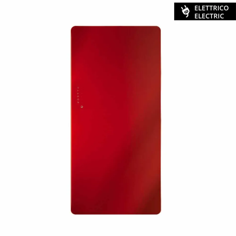 TERMOARREDO eléctrica de diseño en vidrio templado Jonny Viadurini